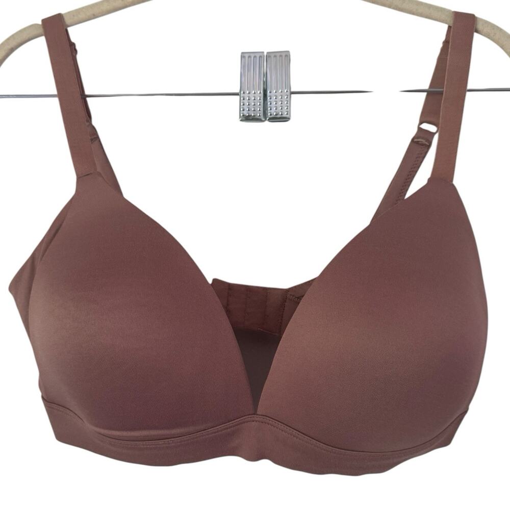 NWT Auden Lightly Lined Wirefree Bra Size 36D Lumbrook Mauve